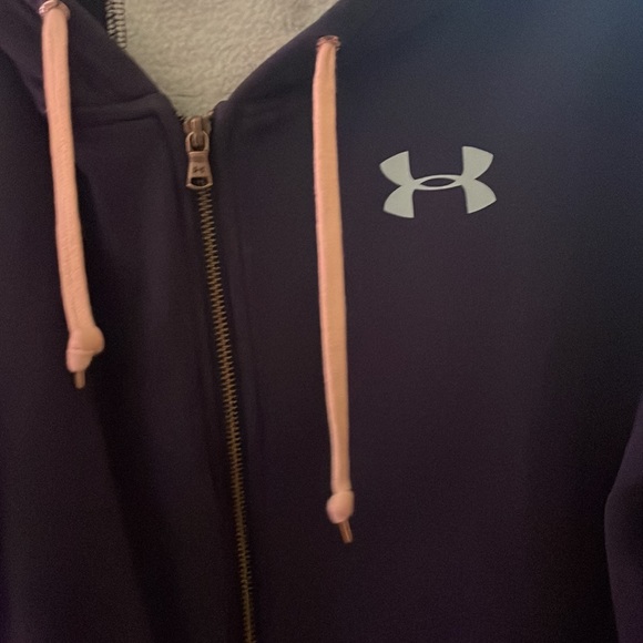 Blue Under Armour zip up - Picture 3 of 5